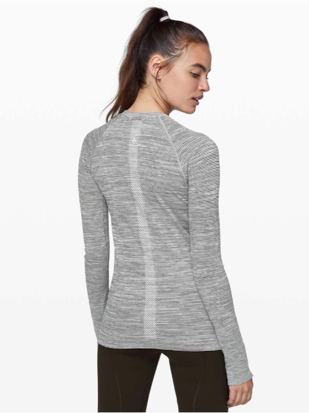 Lululemon Swiftly Speed Long Sleeve
White / White / Black 6 - Picture 5 of 9